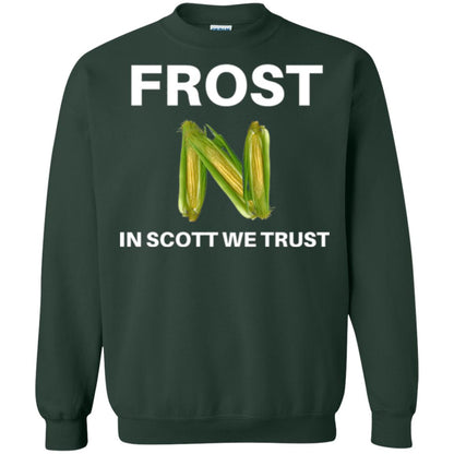 Frost Scott We Trust Nebraska Football Coach T-shirt Forest Green