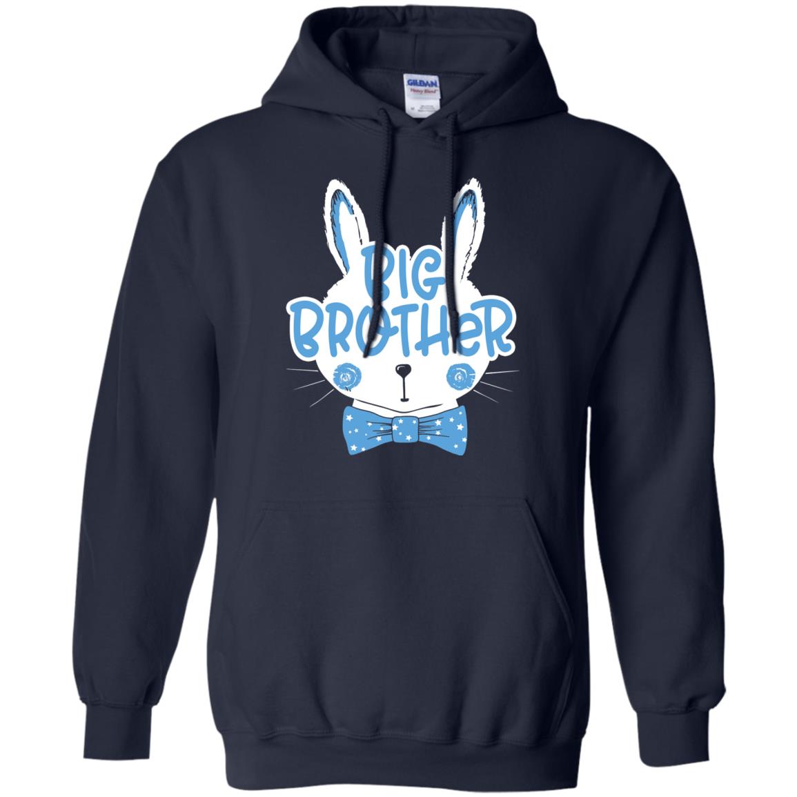 Easter Bunny Big Brother Blue Easter T-shirt Navy