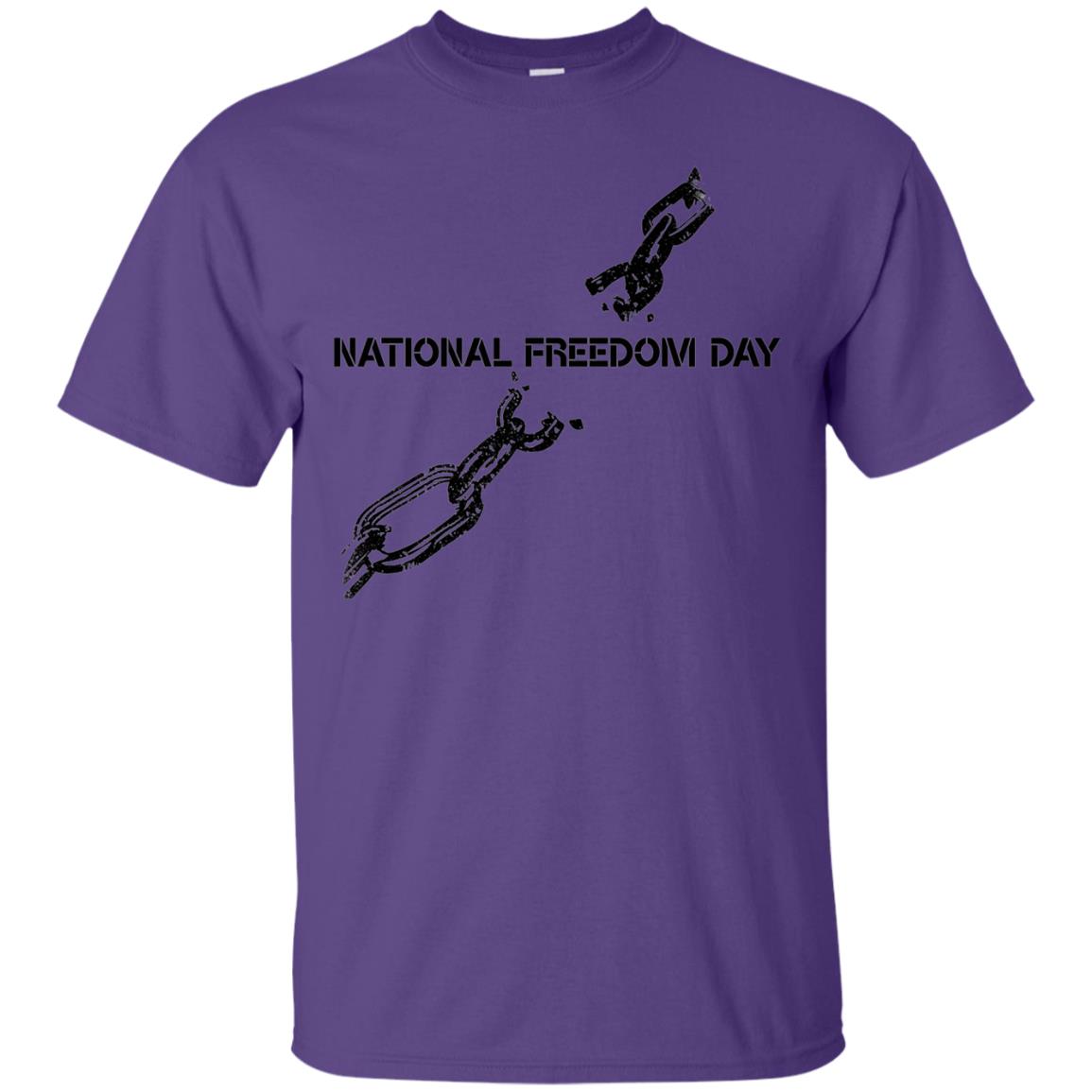 Veteran T-shirt National Freedom Day T-shirt Purple