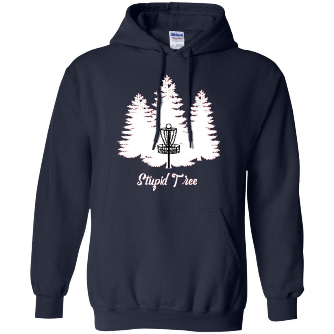 Disc Golf T-shirt Stupid Tree Navy