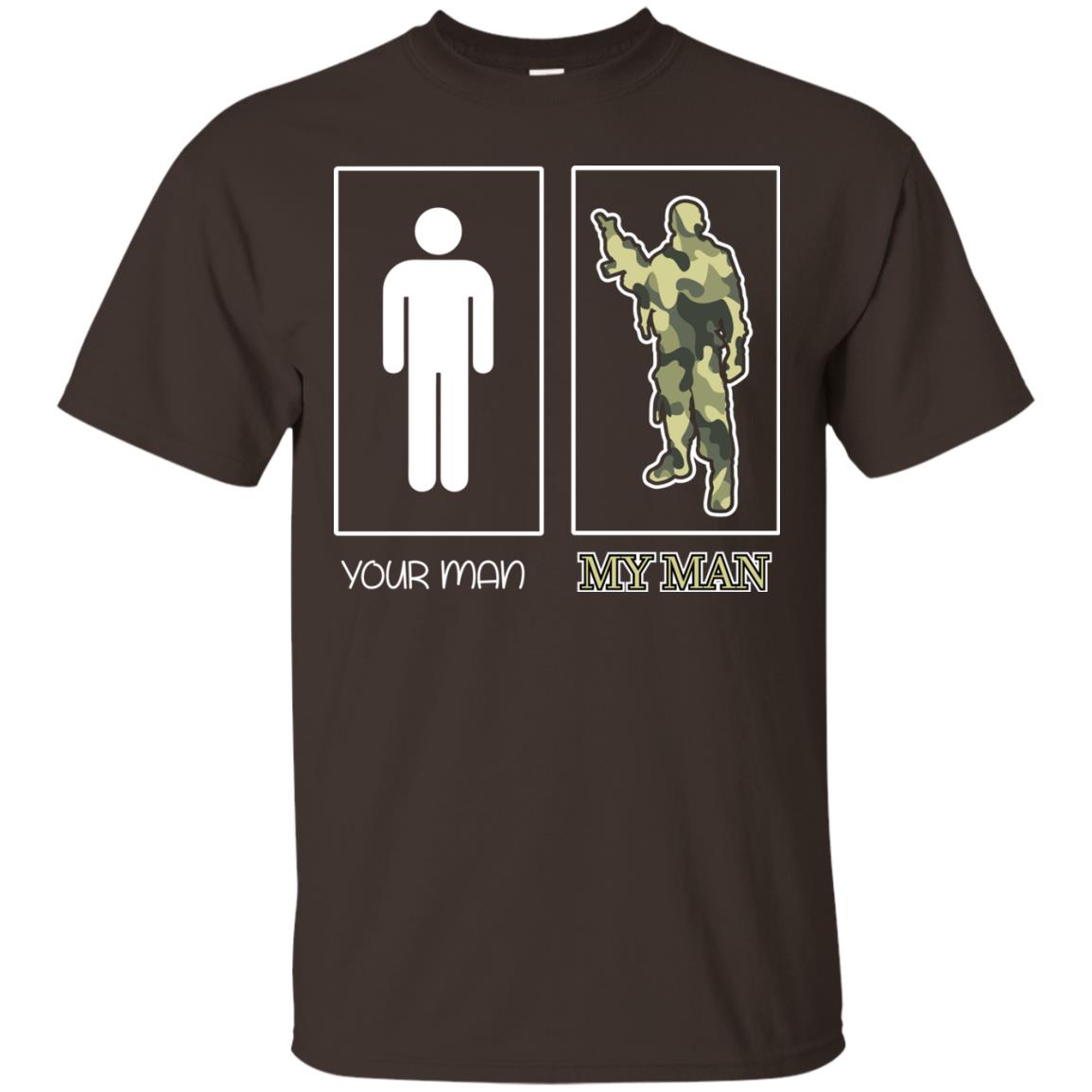 Your Man My Man Military Shirt Dark Chocolate