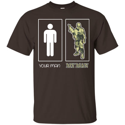 Your Man My Man Military Shirt Dark Chocolate