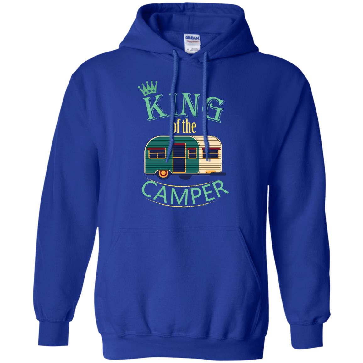 King Of The Camper Camping Lover Shirt Royal