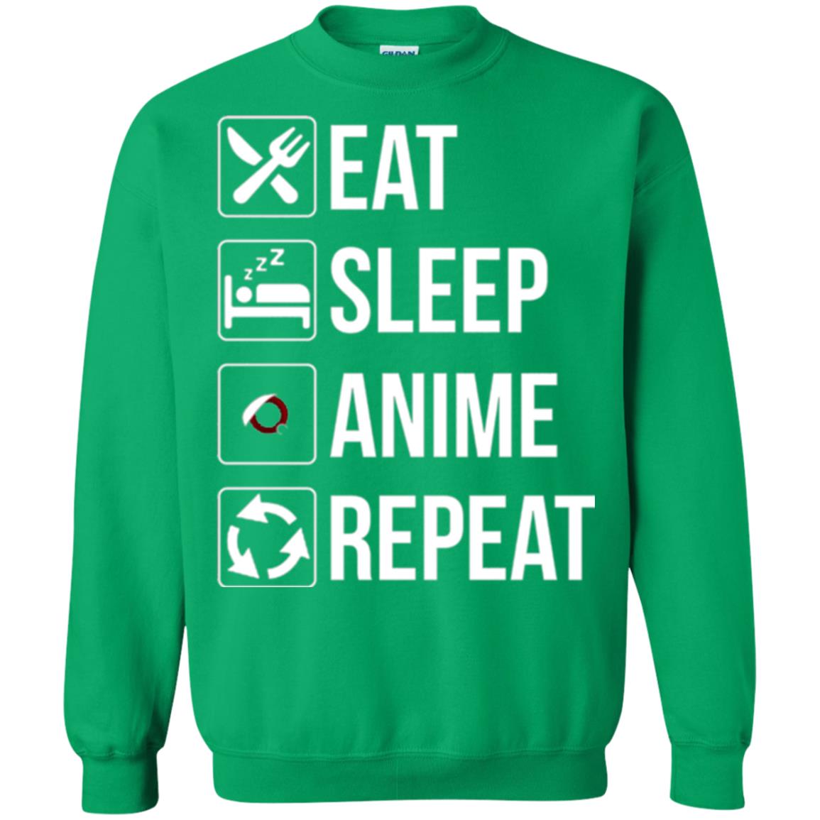 Anime Lovers T-shirt Eat Sleep Anime Repeat