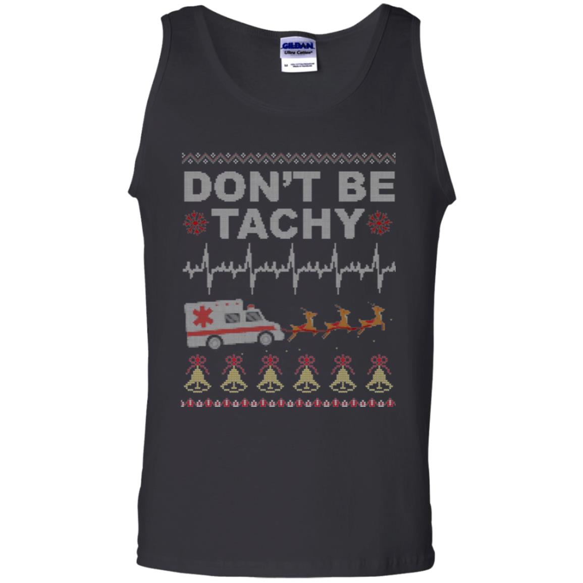 Nurse T-shirt Don_t Be Tachy Black