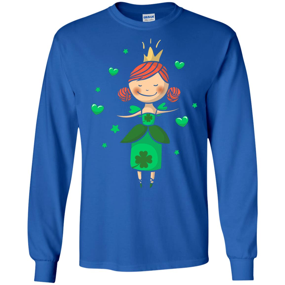 Irish Princess St. Patricks Day Gift Shirt For Girls Royal