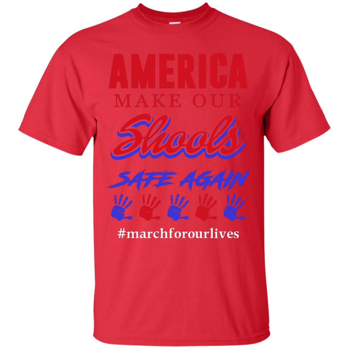 America Make Our Schools Safe Again Red