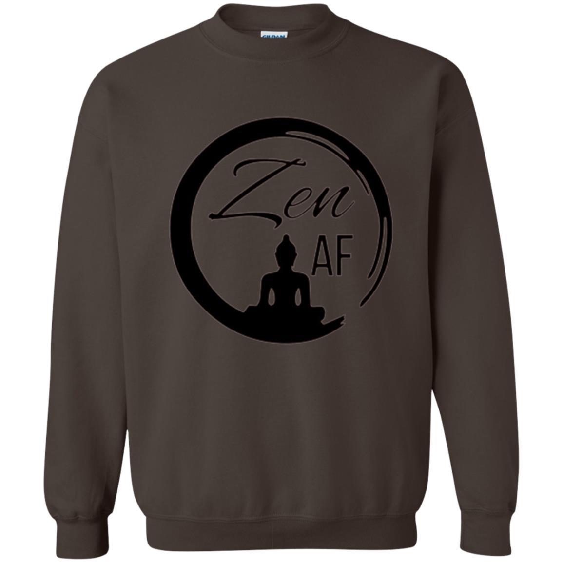 Zen Af Yoga Graphic T-shirt Dark Chocolate