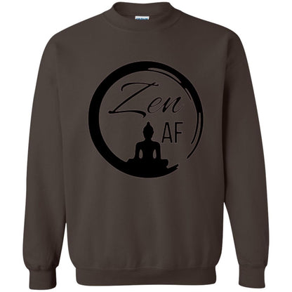 Zen Af Yoga Graphic T-shirt Dark Chocolate