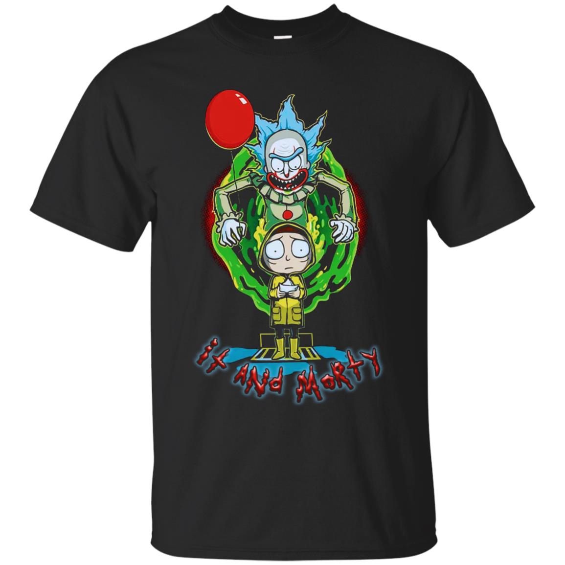 It And Morty Shirt Black