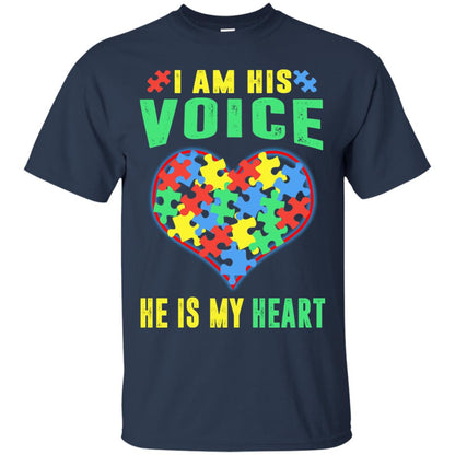 Autism Awareness Shirt He Is My Heart Navy