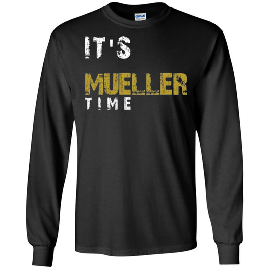 Anti Trump Resist T-shirt It_s Mueller Time Black