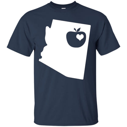 Teacher Shirt Red For Ed Arizona Teacher Protest Strike Navy