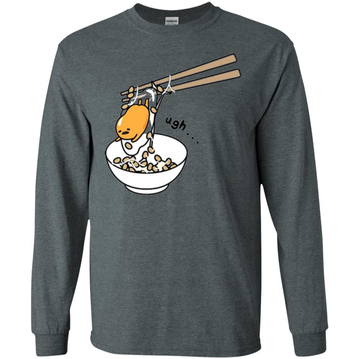 Film T-shirt Gudetama Chopsticks Dark Heather