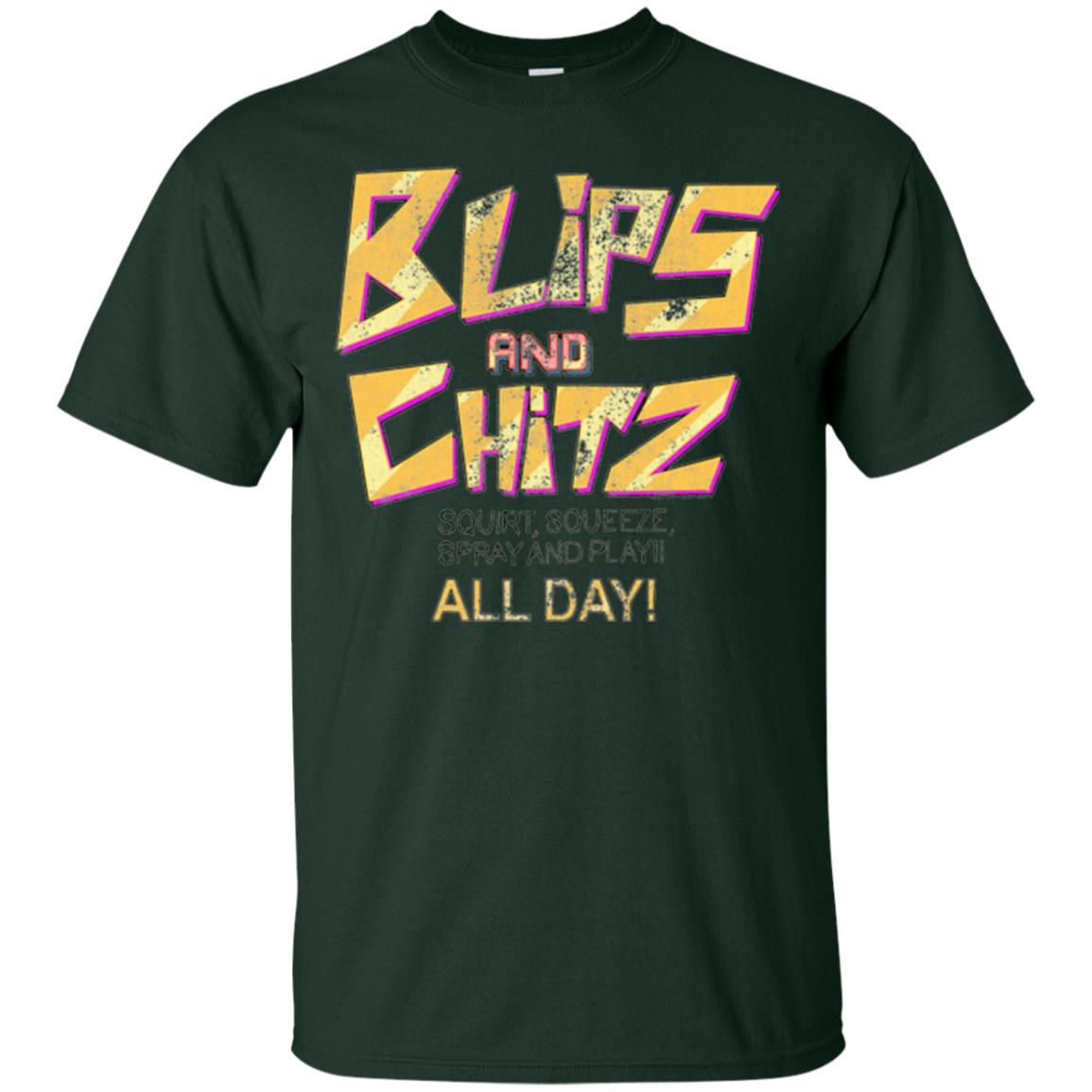 Cartoon T-shirt Vintage Blips And Chitz Forest Green