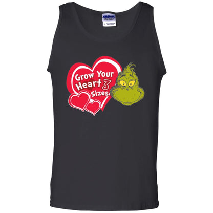 Dr. Seuss Grinch T-shirt Grow Your Heart 3 Sizes Black