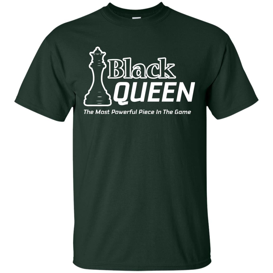 Black Queen Proud Black Woman African American T-shirt Forest