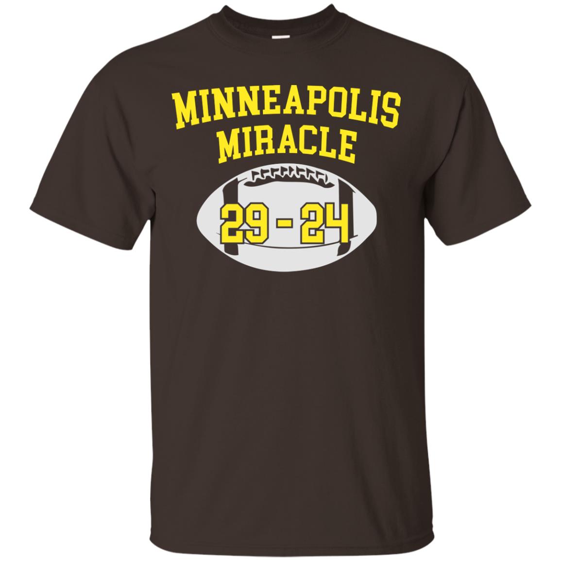 Football Lover T-shirt Minneapolis Miracle Dark Chocolate