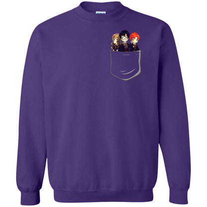Harry Potter Pocket Movie Lover T-shirt Purple