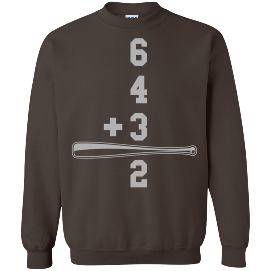 Baseball And Math Lovers T-shirt Dark Chocolate