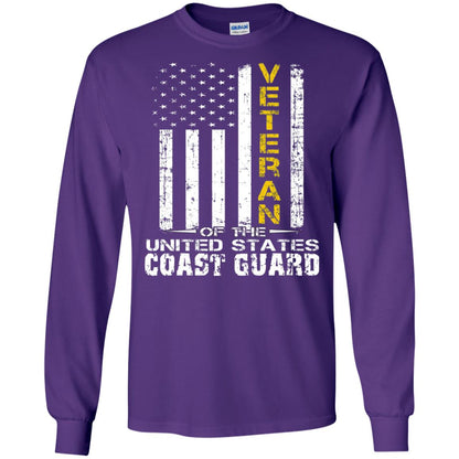 Veteran Of The United States Us Coast Guard Shirt Purple