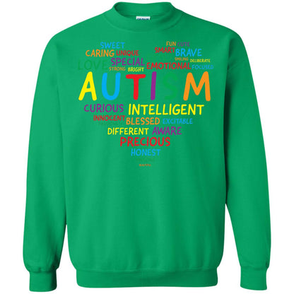 Autism Heart Autism Awareness T-shirt Irish Green
