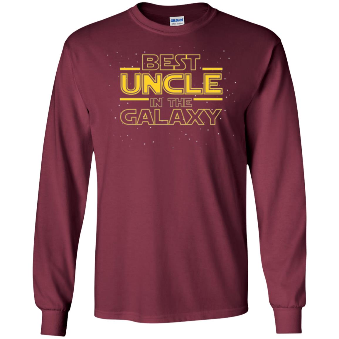 Uncle T-shirt Best Uncle In The Galaxyt-shirt Maroon