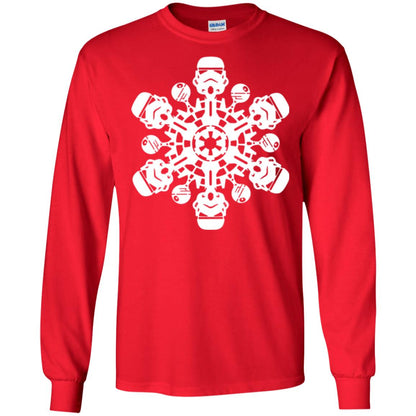 Christmas T-shirt Star Wars Stormtrooper Snowflake Red