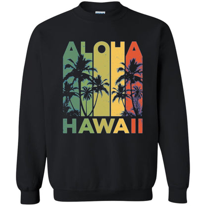 Vintage Hawaiian Islands Tee Hawaii Aloha State T-shirt Black