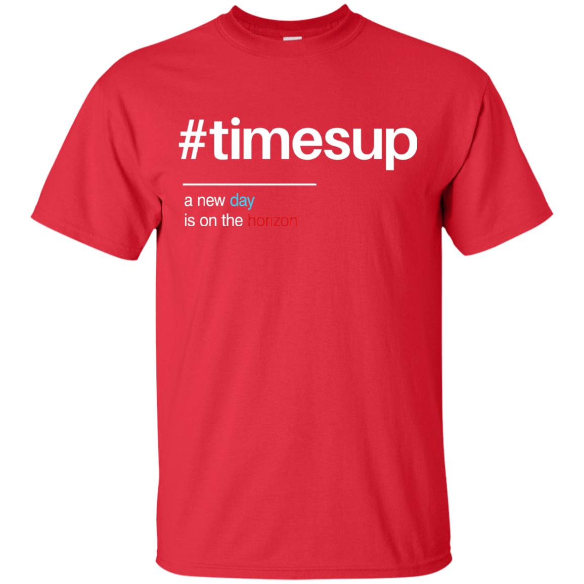 Women_s Right T-shirt Hash Tag Times Up Red
