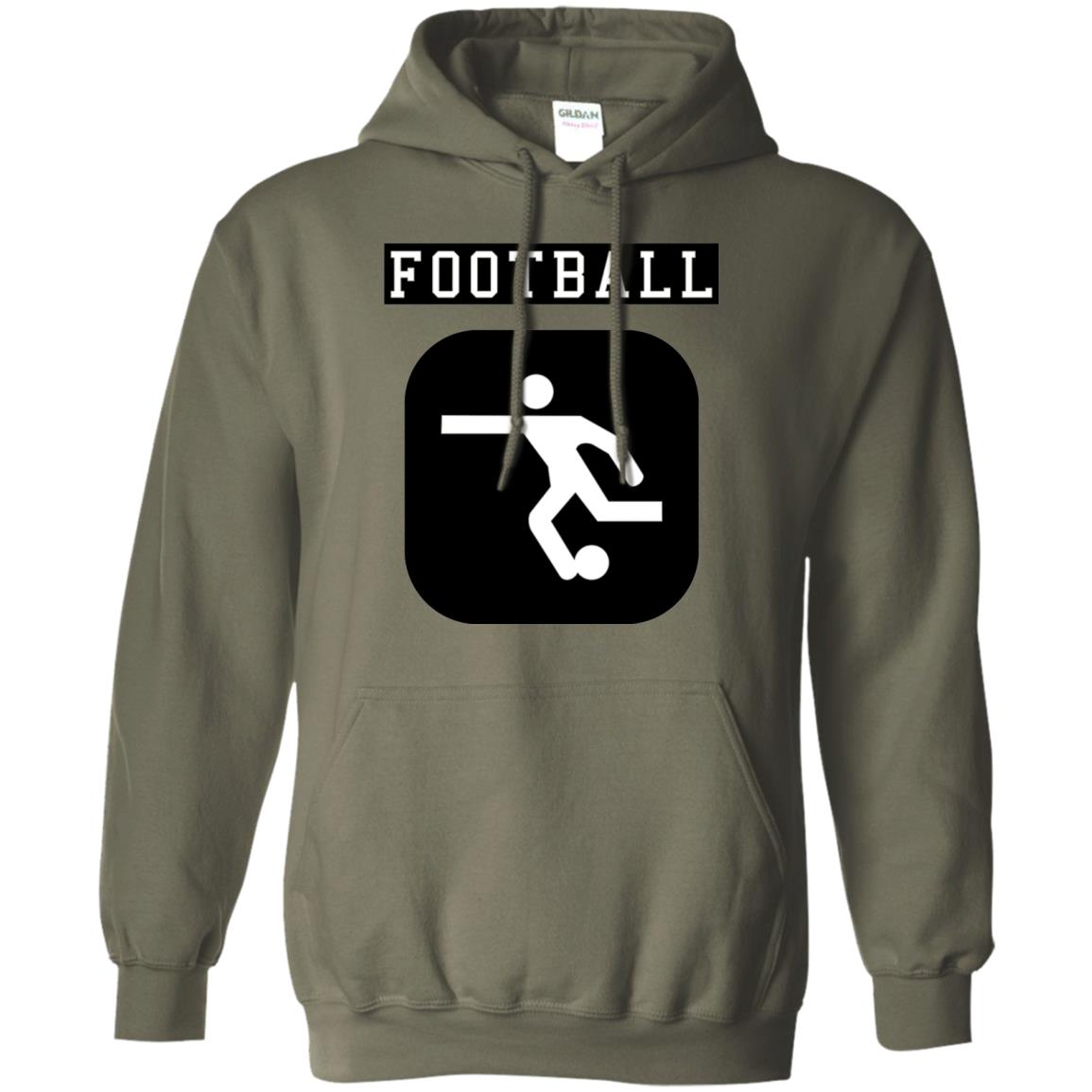 Football Soccer Shirt Retro Street Military Green