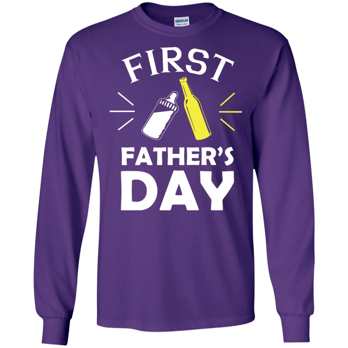 First Father's Day Shirt Purple