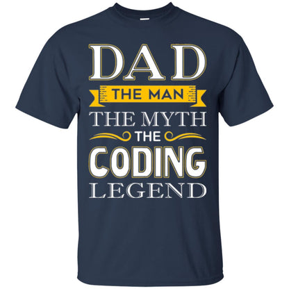 Daddy T-shirt The Man The Myth Colding Legend Navy