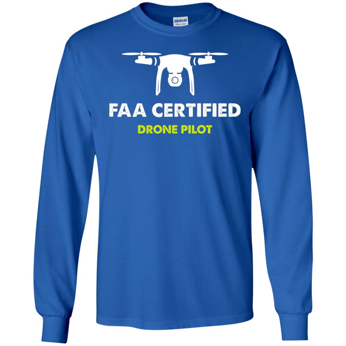 Faa Certified Drone Pilot T-shirt Royal