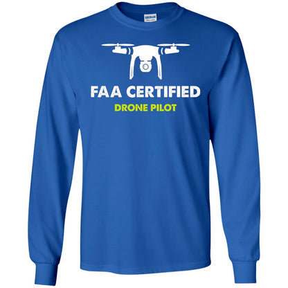 Faa Certified Drone Pilot T-shirt Royal