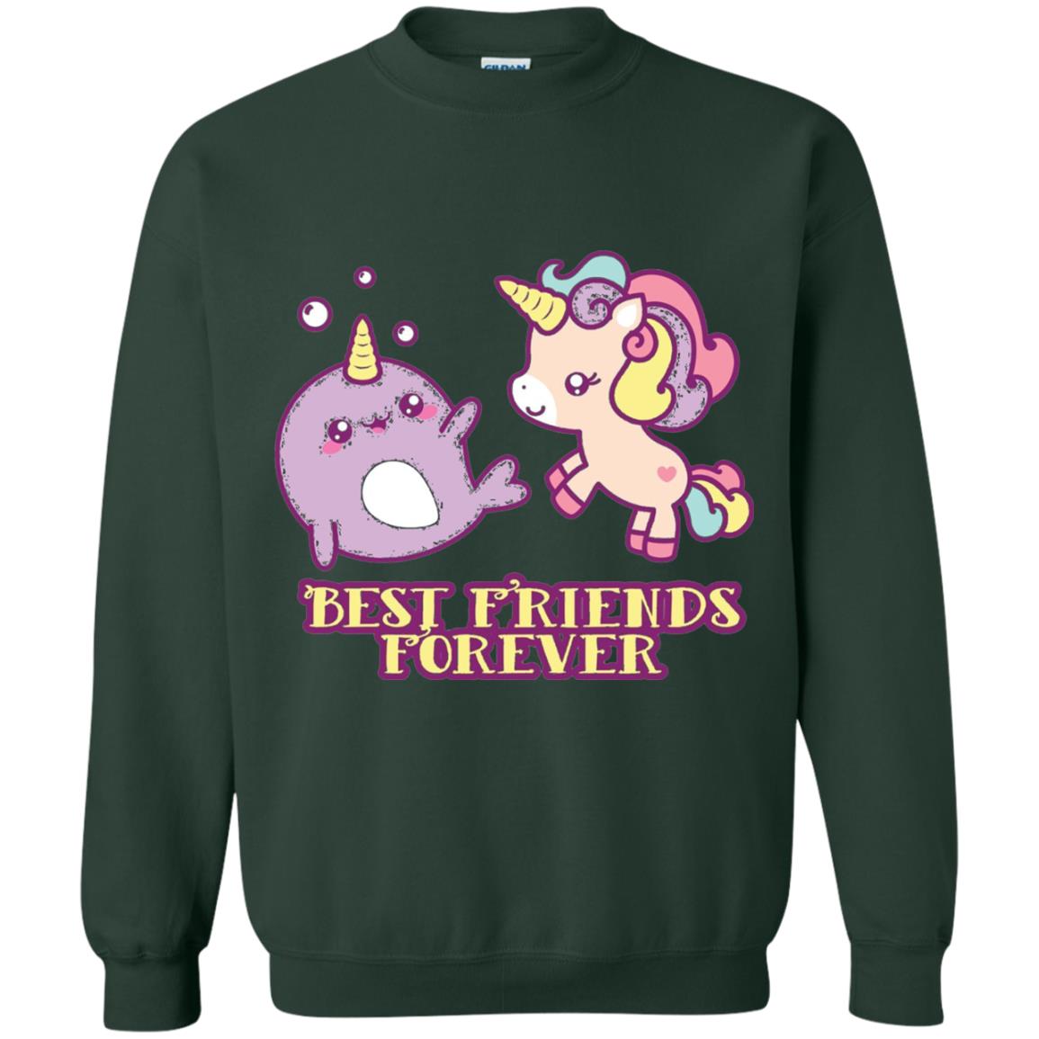 Cute Kawaii T-shirt Bff Best Friends Forever Forest Green