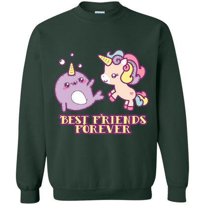Cute Kawaii T-shirt Bff Best Friends Forever Forest Green