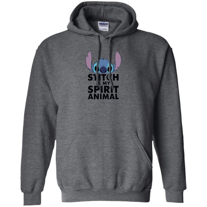 Disney Stitch Is My Spirit Animal T-shirt Dark Heather