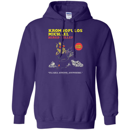 Film T-shirt Krombopulos Michael Hired Killer Purple