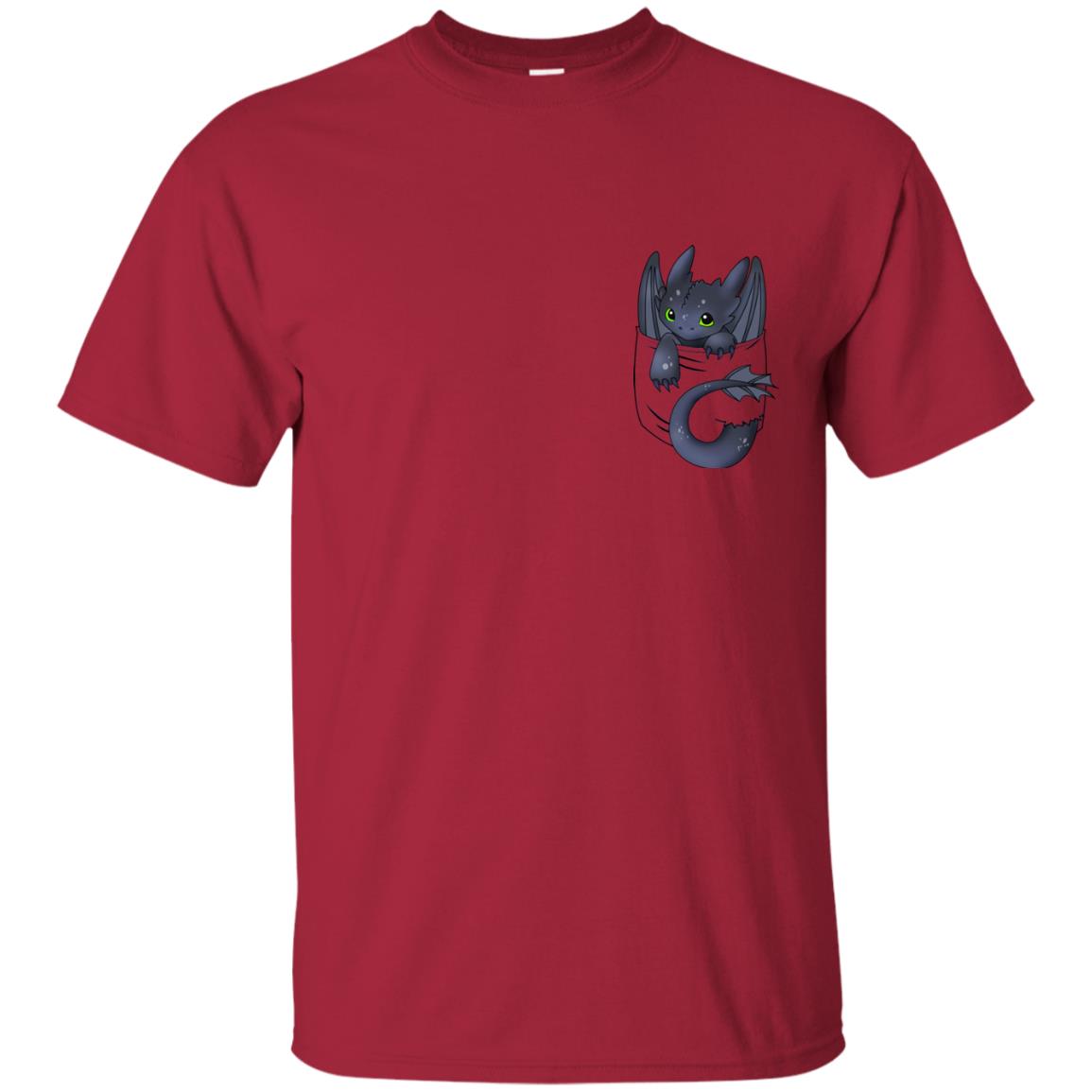 Dragon In Pocket Shirt Cardinal