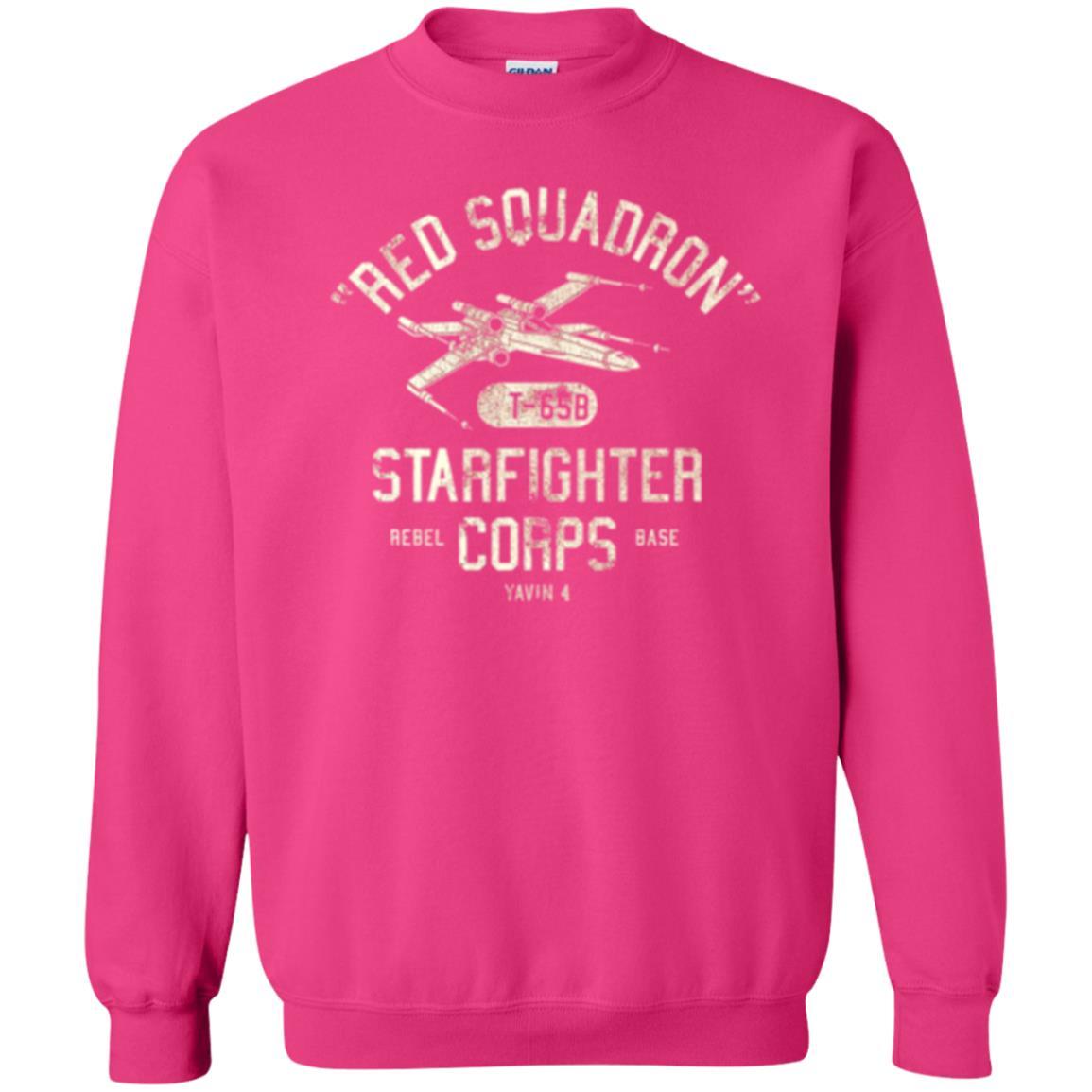 Film T-shirt Red Squadron T-65b Starfighter Rebel Corps Base Heliconia