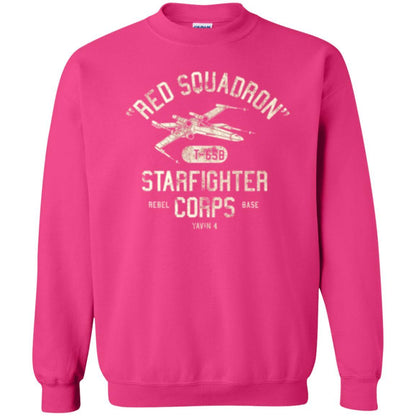 Film T-shirt Red Squadron T-65b Starfighter Rebel Corps Base Heliconia