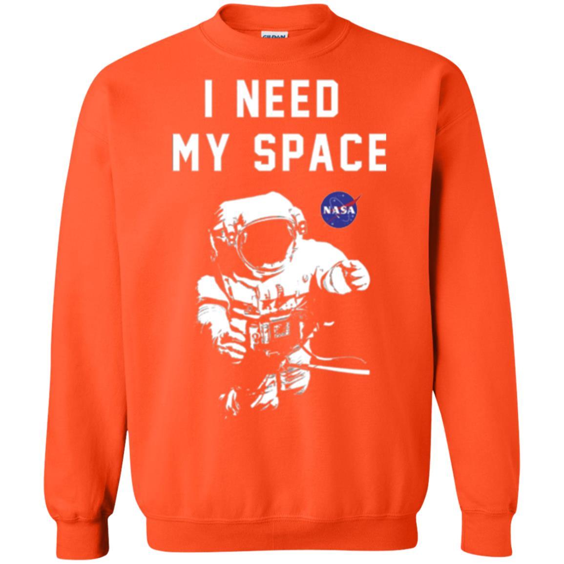 Astronaut T-shirt I Need My Space T-shirt Orange