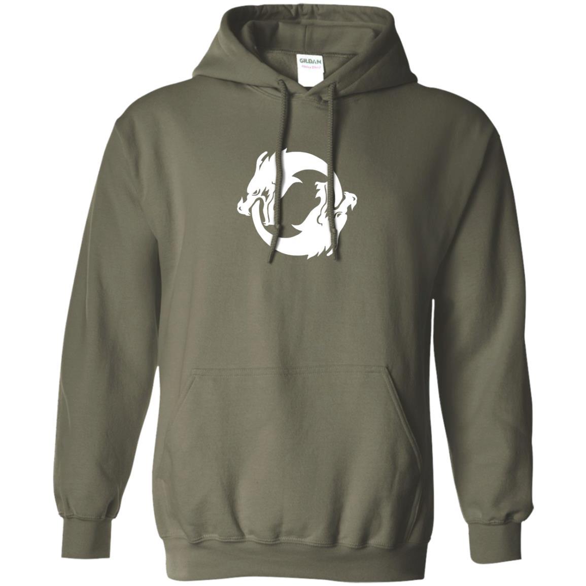 Dargon Lovers T-shirt Overwatch Hanzo Seal Spray Military Green