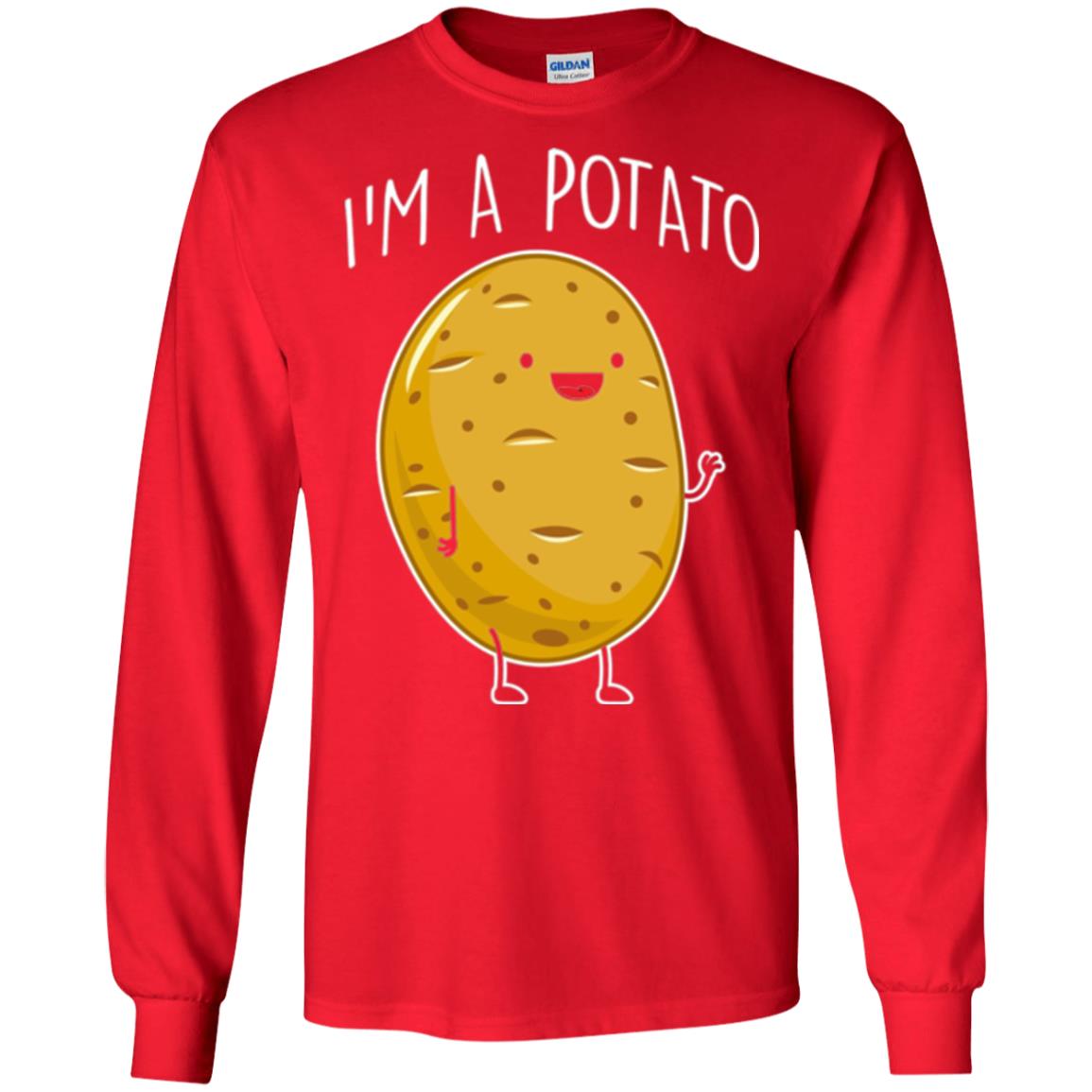 I Am Potato T-shirt Red