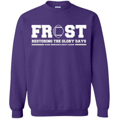 Football T-shirt Scott Frost 2018 Make Nebraska Purple