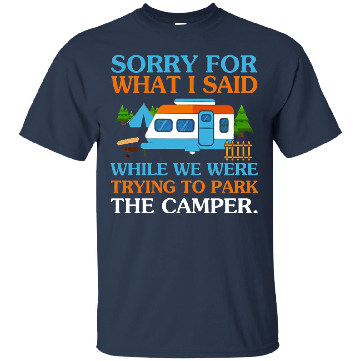 While We Were Trying To Park The Camper T-shirt Navy