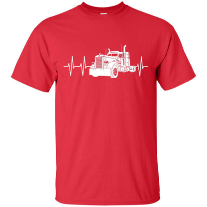 Trucking T-shirt Heartbeat Red
