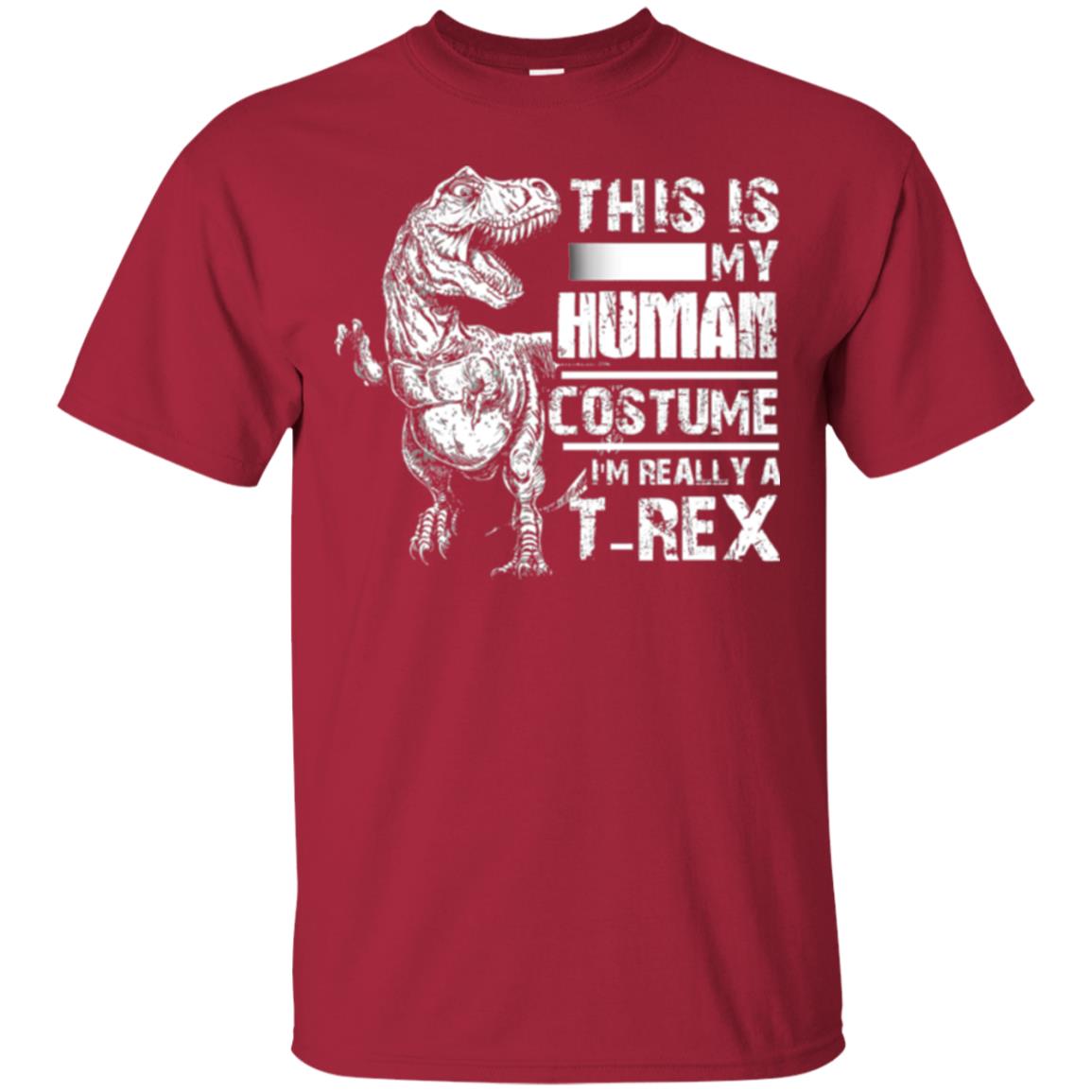 Dinosaus T-shirt This Is My Human Costume Shirt Human Cardinal