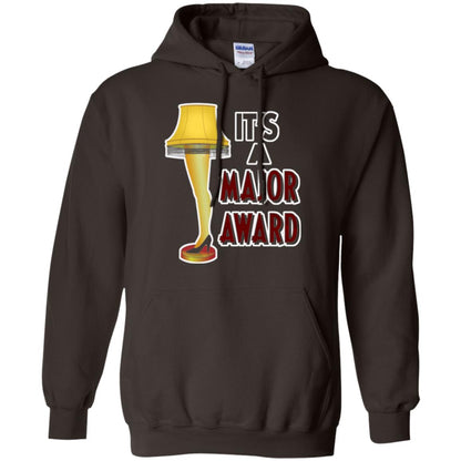Christmas T-shirt It_s A Major Award Leg Lamp Dark Chocolate